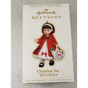 2006 HALLMARK KEEPSAKE MADAME ALEXANDER CHRISTMAS TEA DOLL ORNAMENT SERIES NO 11